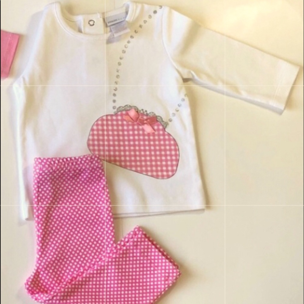 Baby Girl 3-6M Pink  2 Piece Not Used Sears Kids